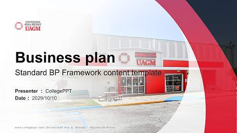 Universidad Ana G. Méndez – Recinto de Ponce Competition/Entrepreneurship Contest PPT Template