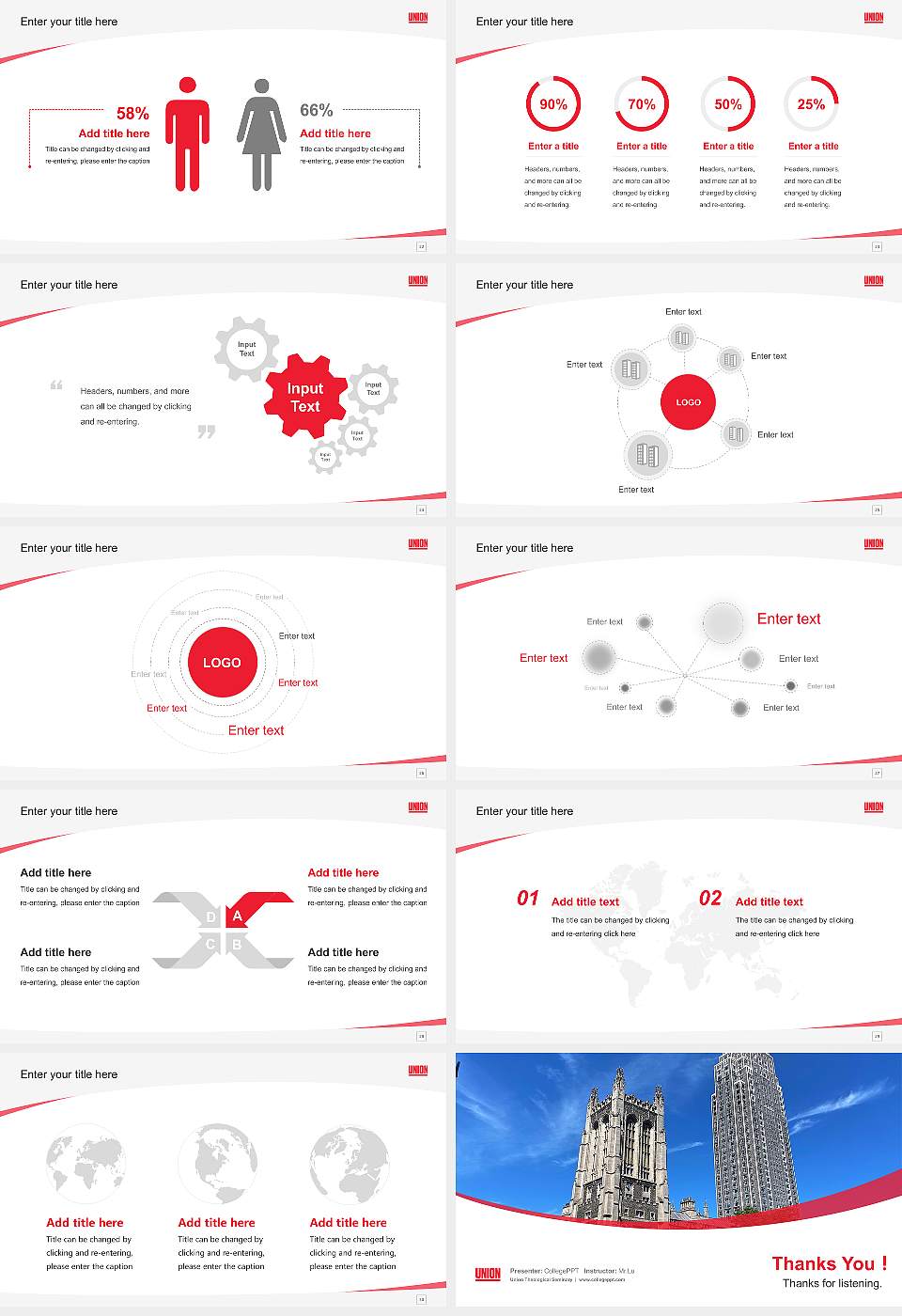Union Theological Seminary Course/Courseware Creation PPT Template16:9 ratio PPT effect preview image4