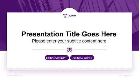 Truman State University National Scholarship Defense PPT Template