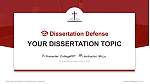 Tri-State Bible College Graduation Thesis Defense PPT Template