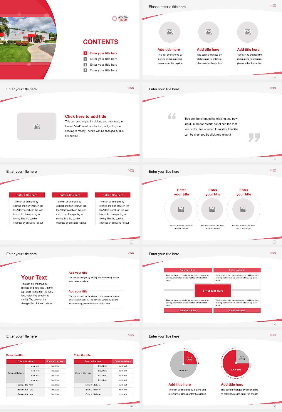 Universidad Ana G. Méndez – Cabo Rojo Course/Courseware Creation PPT Template16:9 ratio PPT effect preview image2
