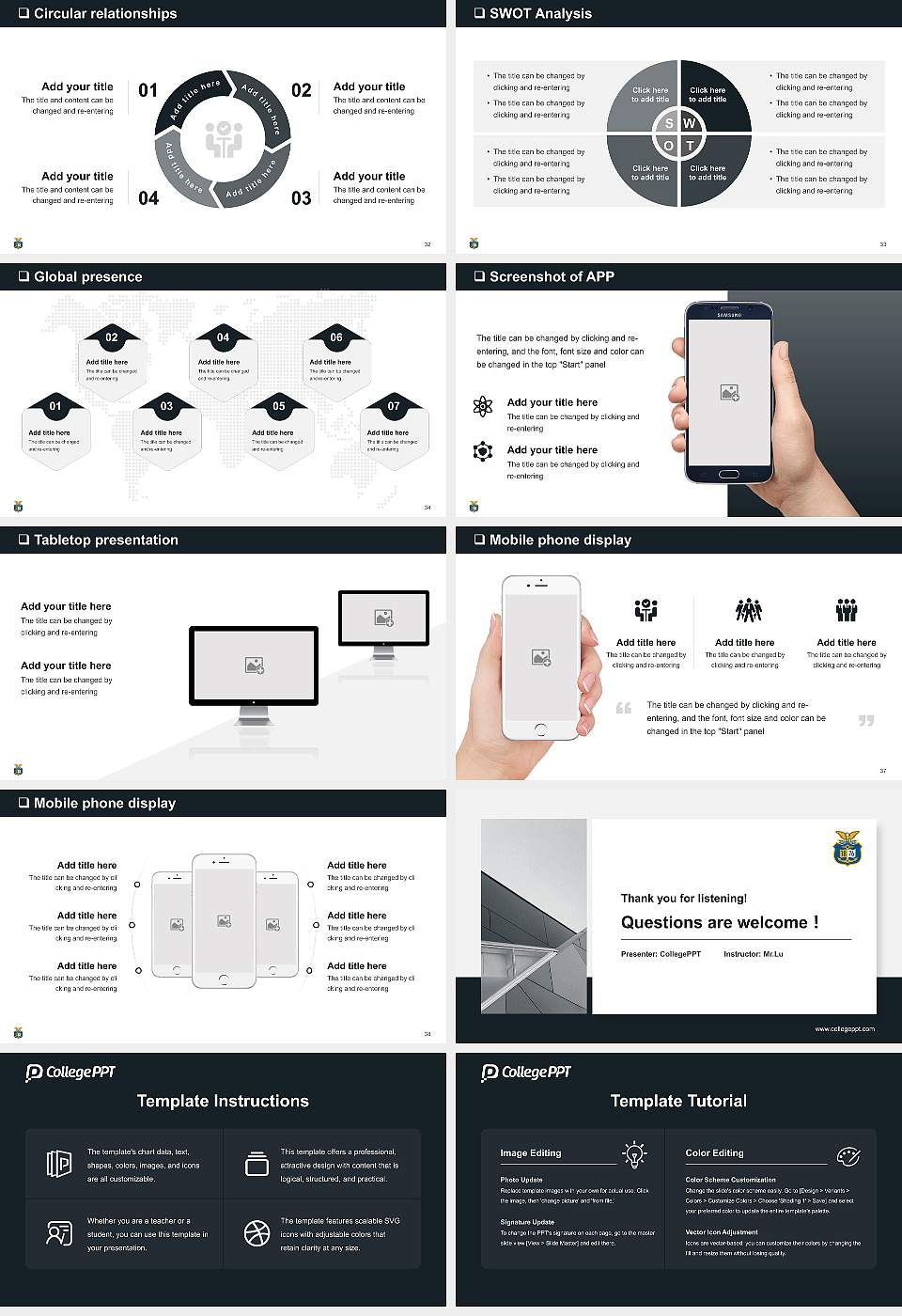 United States Coast Guard Academy General Purpose PPT Template16:9 ratio PPT effect preview image5