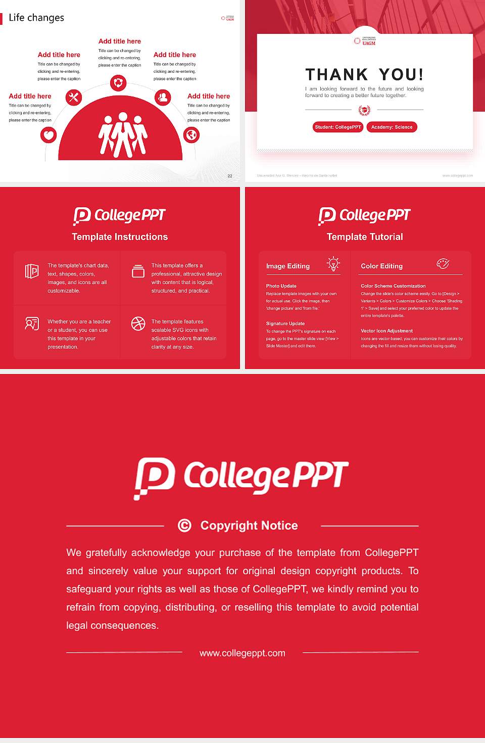 Universidad Ana G. Méndez – Recinto de Santa Isabel National Scholarship Defense PPT Template4:3 ratio PPT effect preview image4