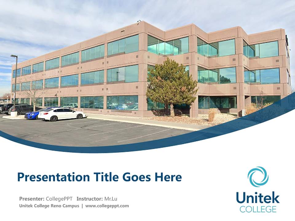 Unitek College Reno Campus Course/Courseware Creation PPT Template4:3 ratio PPT effect preview image5