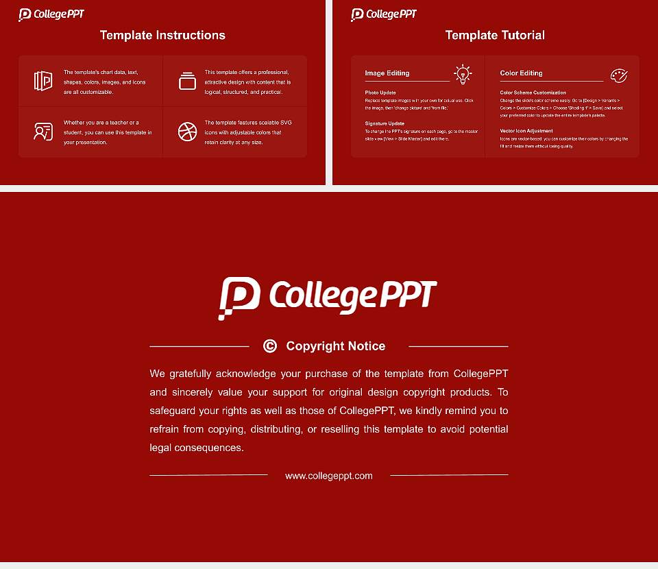 Tri-State Bible College Course/Courseware Creation PPT Template16:9 ratio PPT effect preview image5