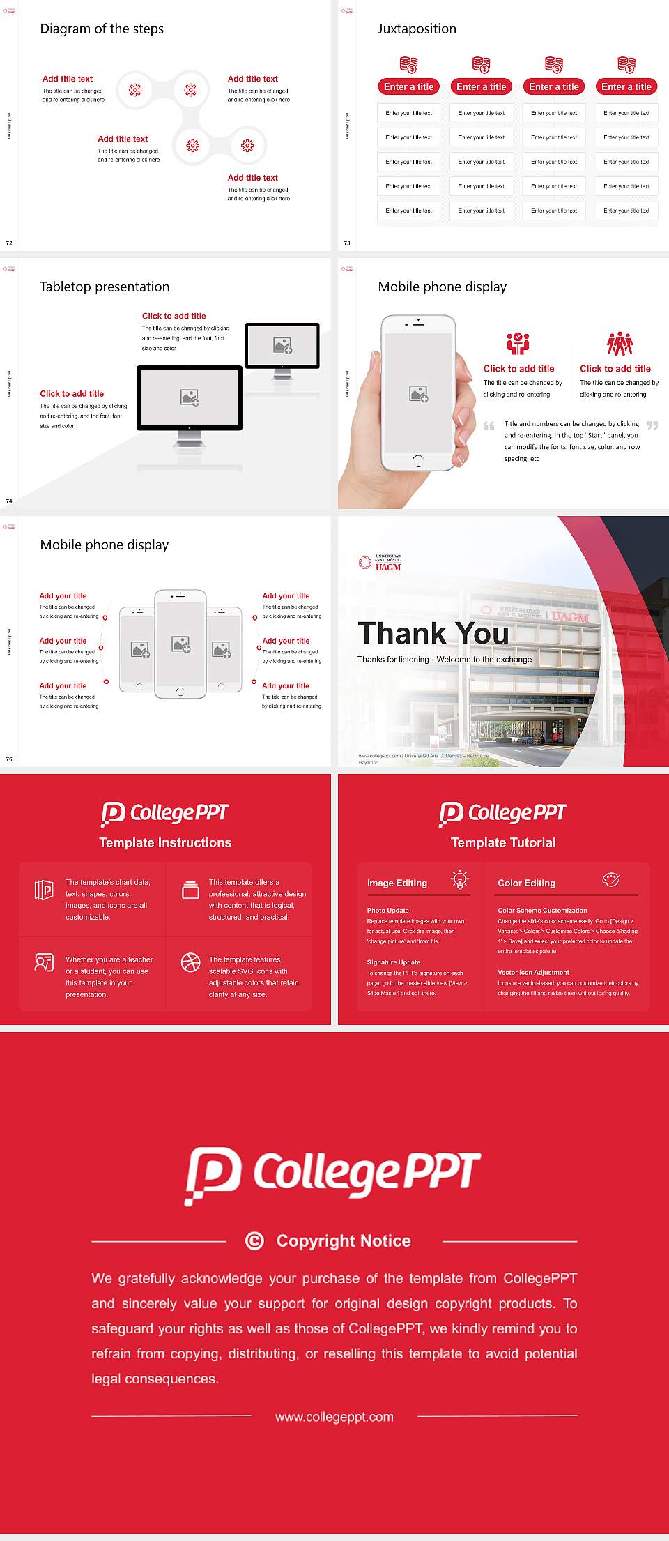 Universidad Ana G. Méndez – Recinto de Bayamón Competition/Entrepreneurship Contest PPT Template4:3 ratio PPT effect preview image9