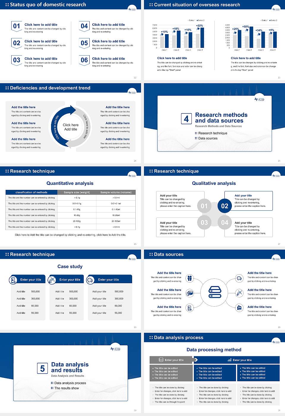 United States Air Force Academy Graduation Thesis Defense PPT Template16:9 ratio PPT effect preview image4