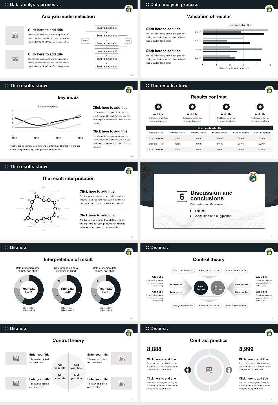 United States Coast Guard Academy Graduation Thesis Defense PPT Template16:9 ratio PPT effect preview image5
