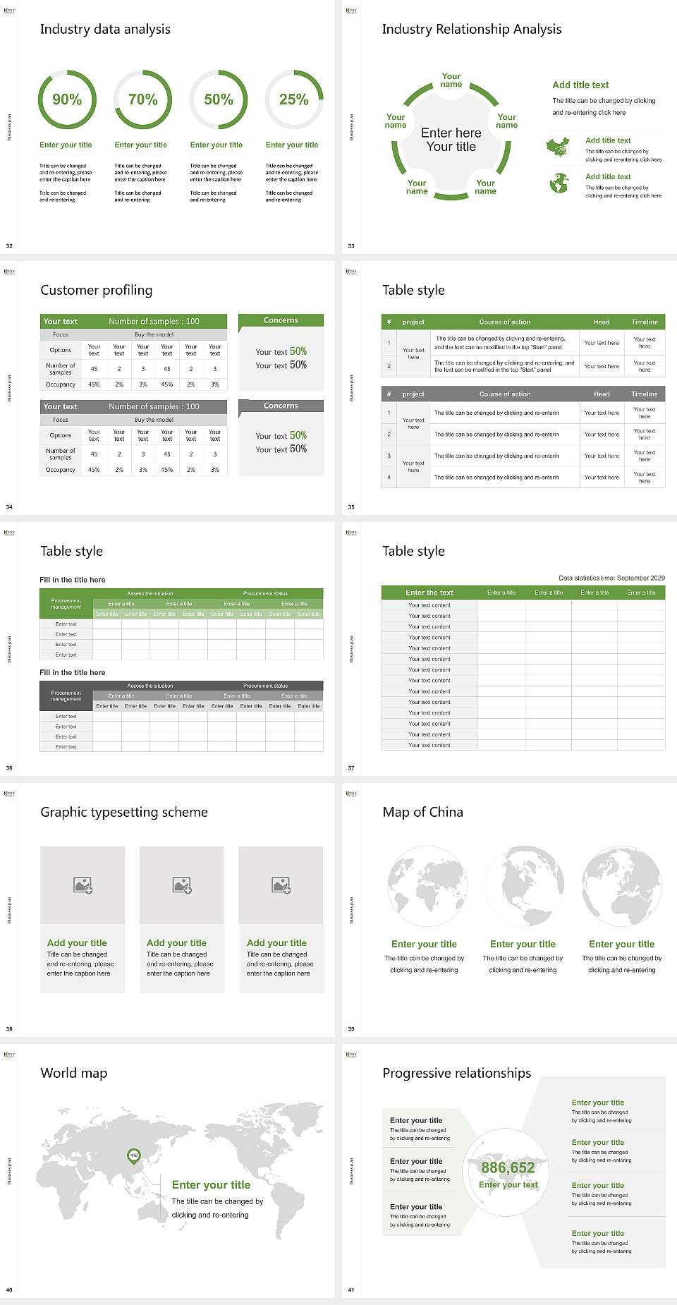 Unity Environmental University Competition/Entrepreneurship Contest PPT Template4:3 ratio PPT effect preview image5