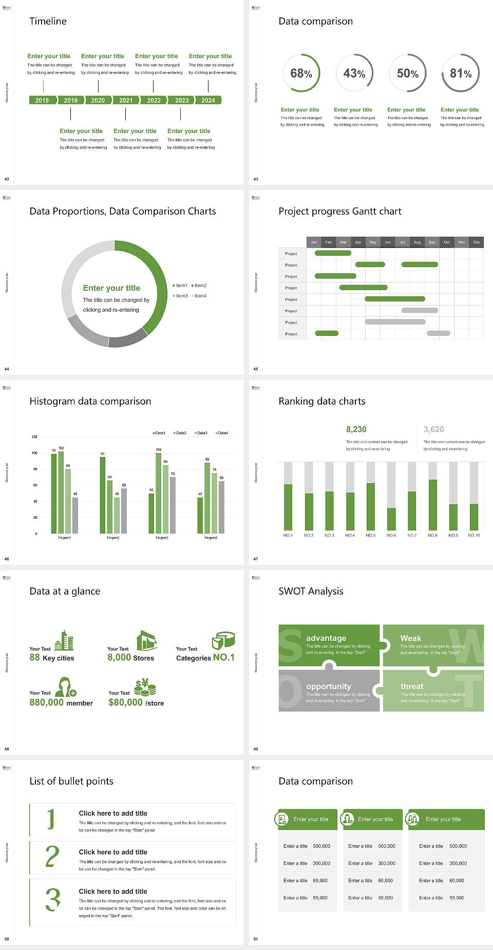 Unity Environmental University Competition/Entrepreneurship Contest PPT Template4:3 ratio PPT effect preview image6