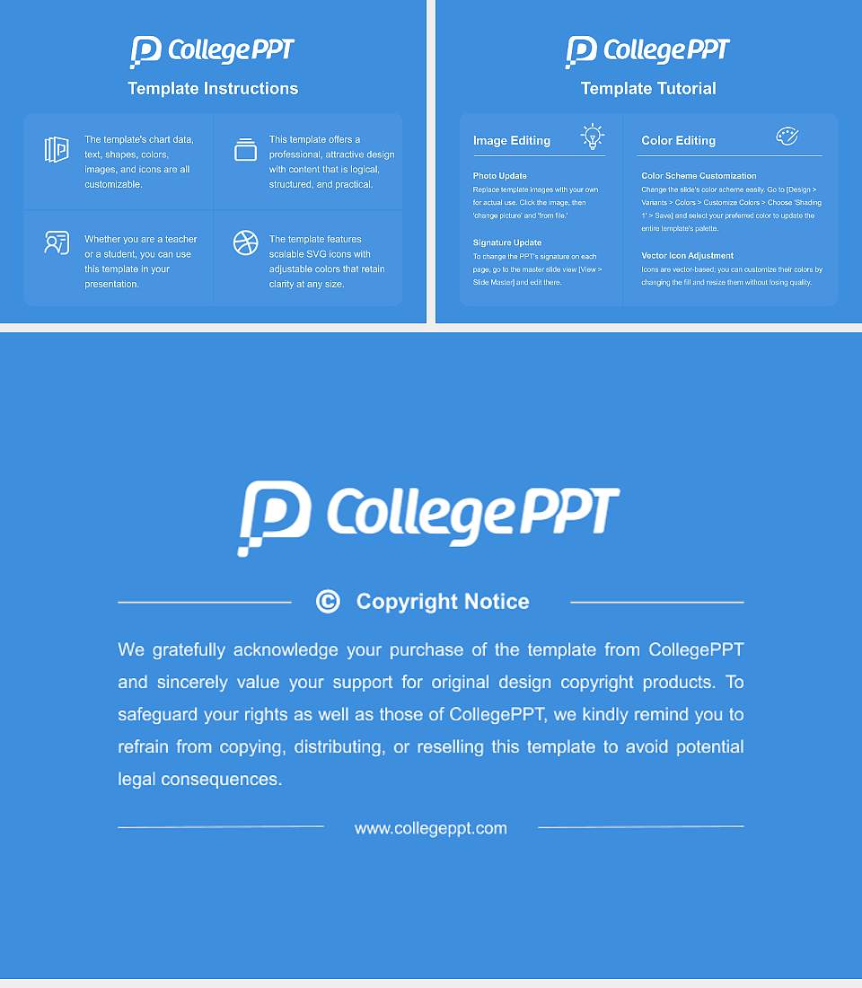 Tufts University Academic Presentation/Research Findings Report PPT Template4:3 ratio PPT effect preview image5