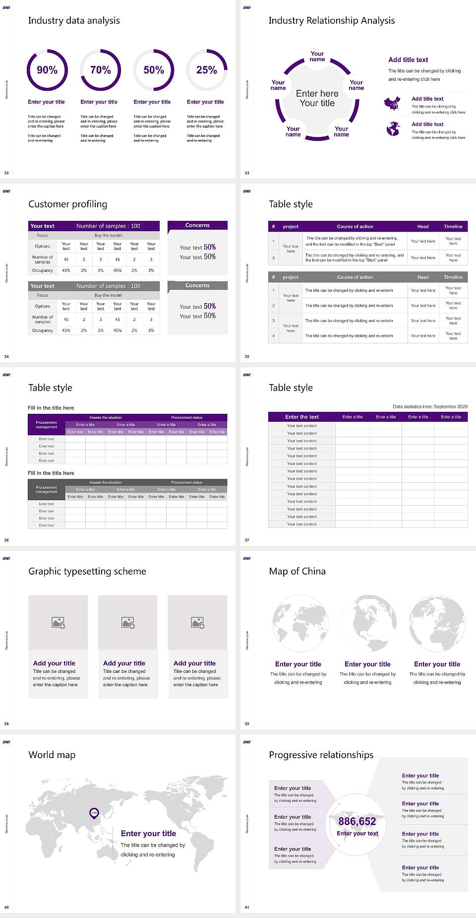 University of Northern Iowa Competition/Entrepreneurship Contest PPT Template4:3 ratio PPT effect preview image5