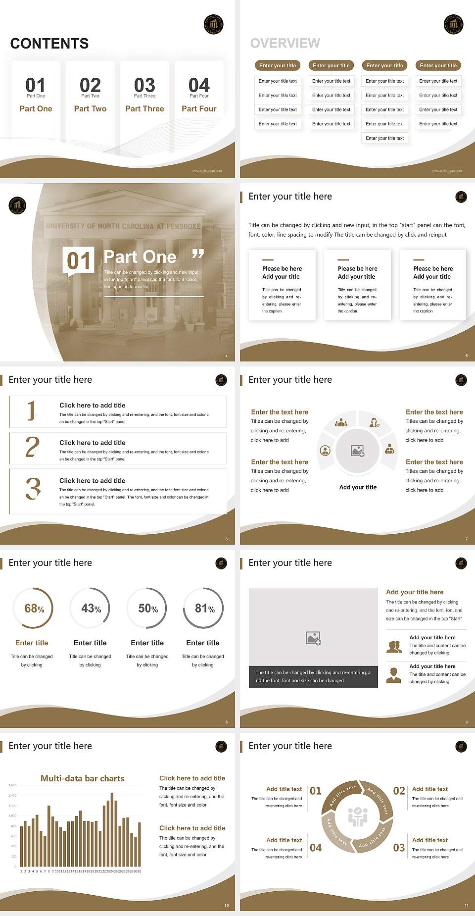 University of North Carolina at Pembroke Lecture Sharing and Networking Event PPT Template4:3 ratio PPT effect preview image2