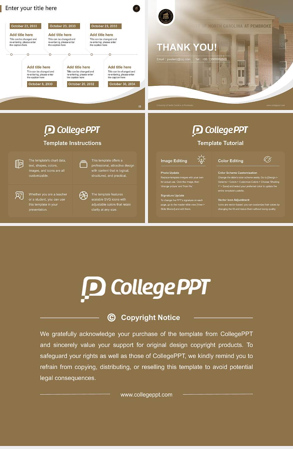University of North Carolina at Pembroke Lecture Sharing and Networking Event PPT Template4:3 ratio PPT effect preview image4