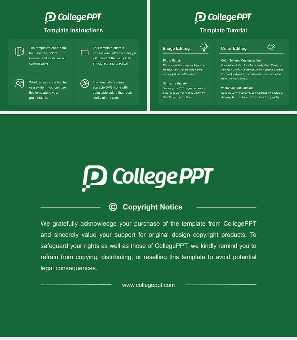 Thomas University Course/Courseware Creation PPT Template4:3 ratio PPT effect preview image5