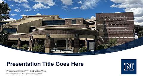 University of Nevada-Reno Course/Courseware Creation PPT Template
