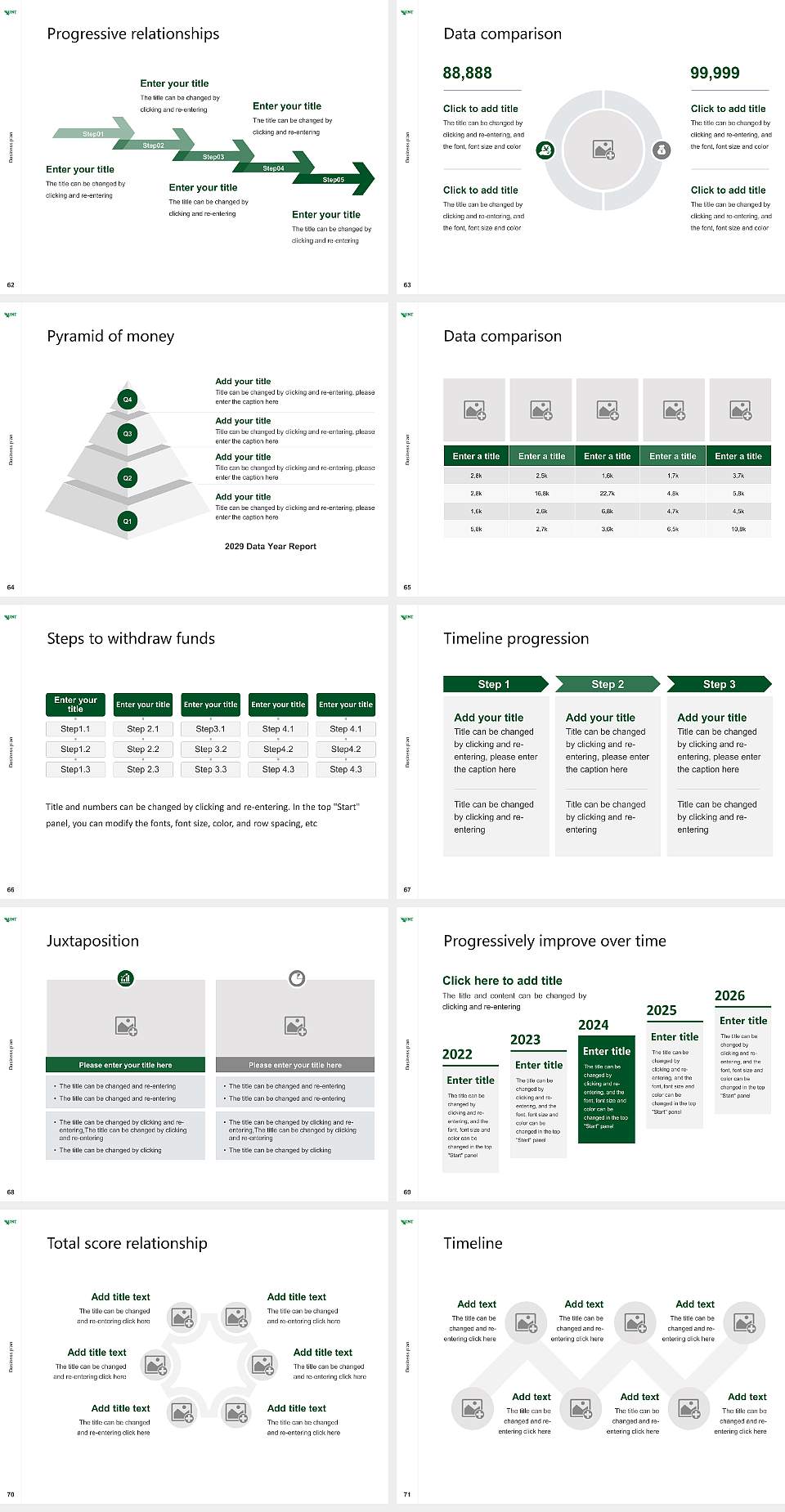 University of North Texas Competition/Entrepreneurship Contest PPT Template4:3 ratio PPT effect preview image8