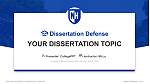 University of New Hampshire-Main Campus Graduation Thesis Defense PPT Template