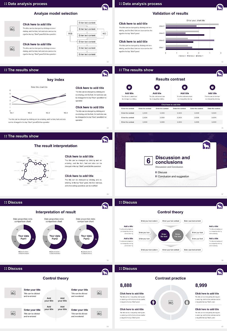 University of North Alabama Graduation Thesis Defense PPT Template16:9 ratio PPT effect preview image5