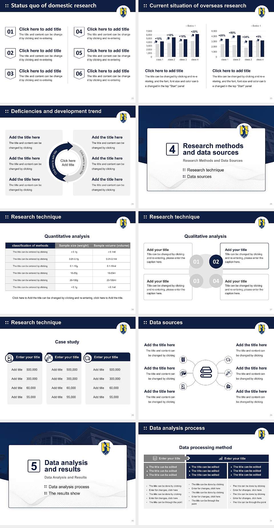 University of North Carolina at Greensboro Graduation Thesis Defense PPT Template4:3 ratio PPT effect preview image4