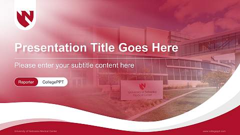 University of Nebraska Medical Center Lecture Sharing and Networking Event PPT Template