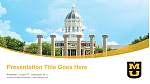 University of Missouri-Columbia Unterricht Powerpoint Vorlage