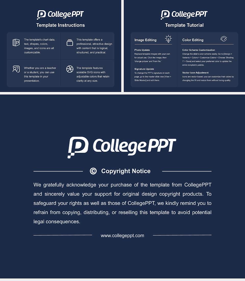 University of New Haven Course/Courseware Creation PPT Template4:3 ratio PPT effect preview image5