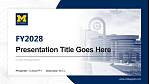 University of Michigan-Dearborn Akademisch Powerpoint Vorlage