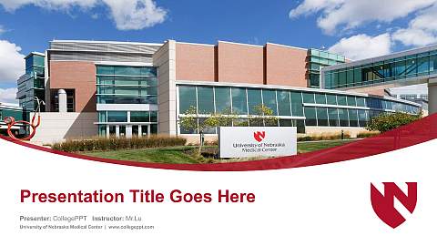 University of Nebraska Medical Center Course/Courseware Creation PPT Template