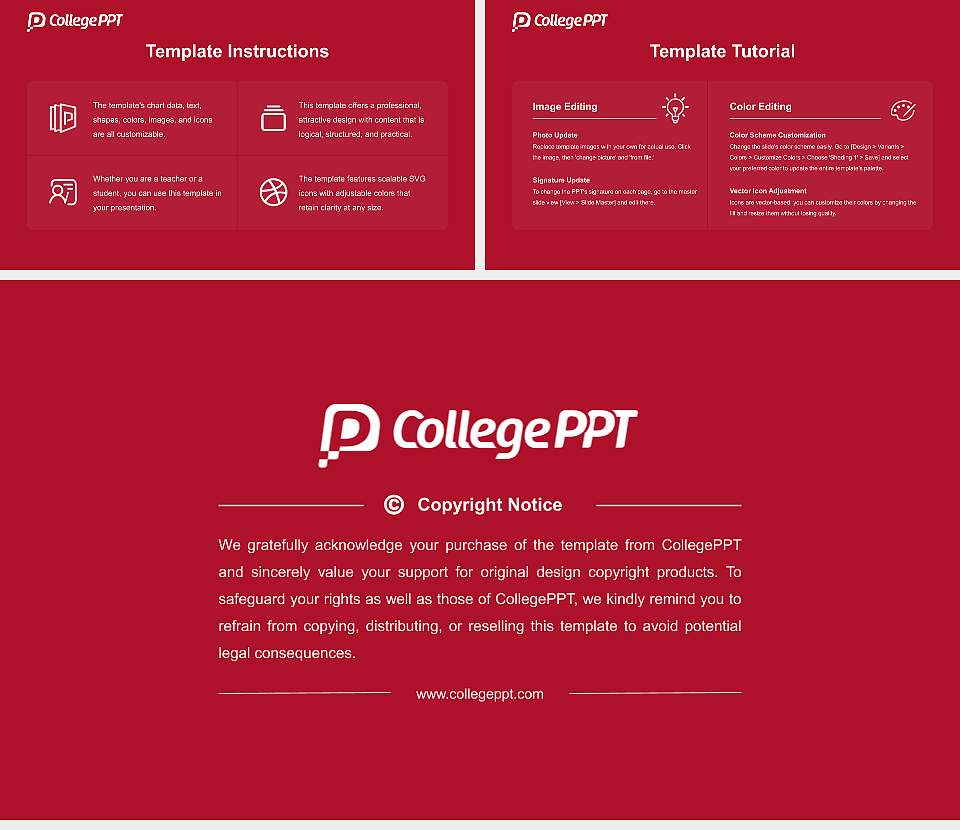 University of Nebraska Medical Center Course/Courseware Creation PPT Template16:9 ratio PPT effect preview image5