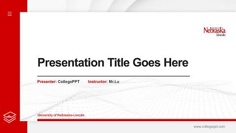 University of Nebraska-Lincoln Thesis Proposal/Graduation Defense PPT Template