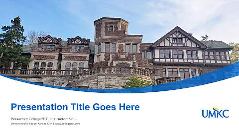 University of Missouri-Kansas City Course/Courseware Creation PPT Template