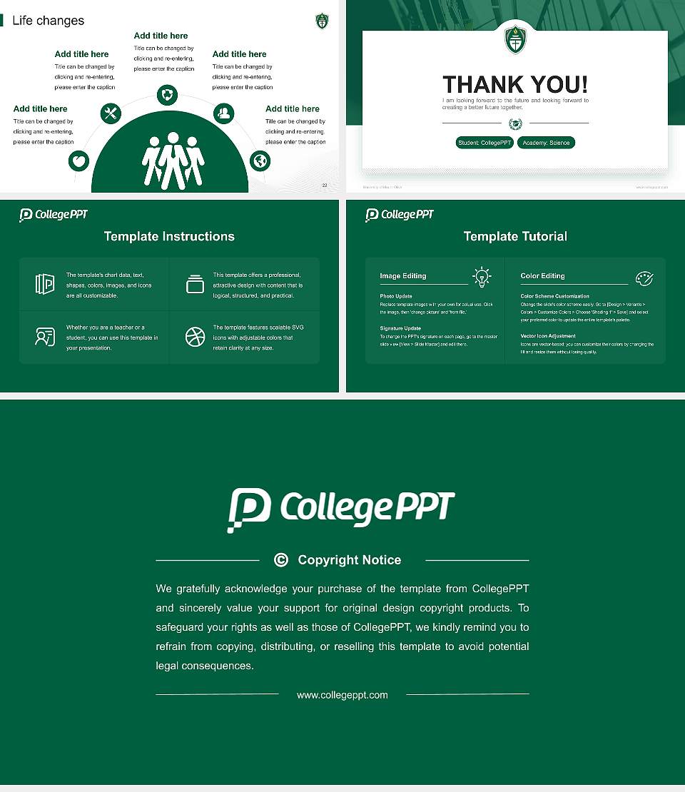 University of Mount Olive National Scholarship Defense PPT Template16:9 ratio PPT effect preview image4