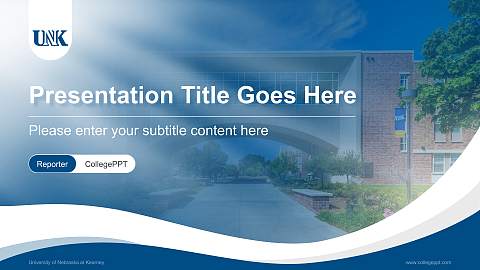 University of Nebraska at Kearney Lecture Sharing and Networking Event PPT Template