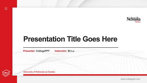 University of Nebraska at Omaha Thesis Proposal/Graduation Defense PPT Template