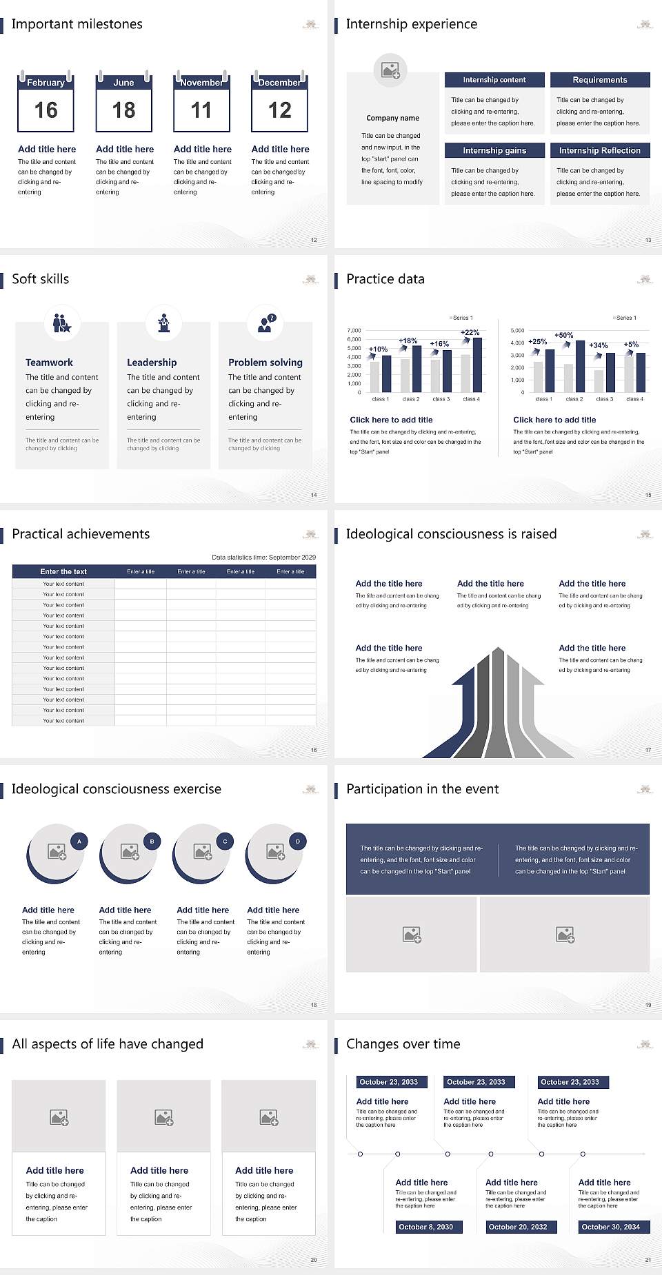 Sh’or Yoshuv Institute National Scholarship Defense PPT Template4:3 ratio PPT effect preview image3