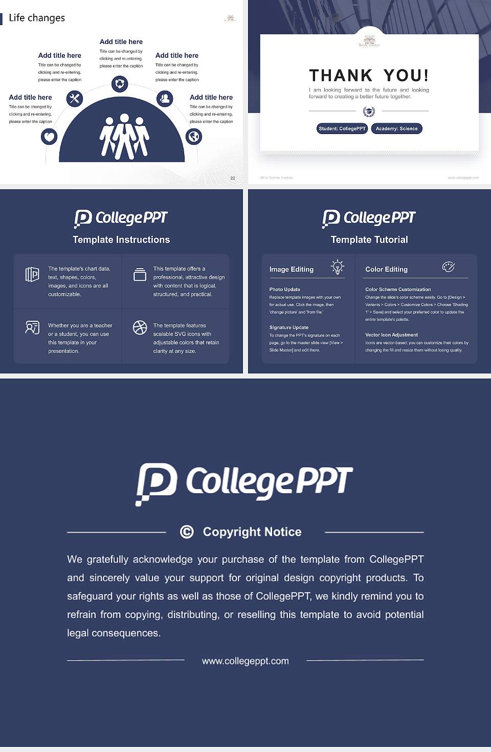 Sh’or Yoshuv Institute National Scholarship Defense PPT Template4:3 ratio PPT effect preview image4