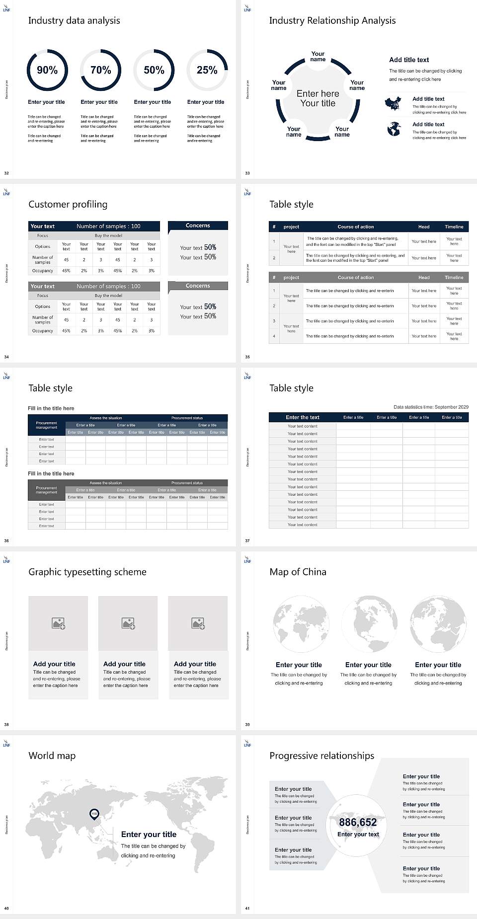 University of North Florida Competition/Entrepreneurship Contest PPT Template4:3 ratio PPT effect preview image5