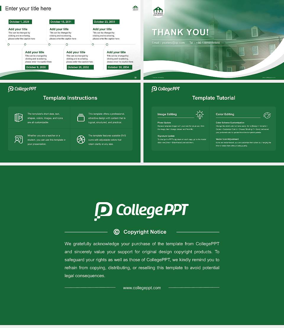 Thomas University Lecture Sharing and Networking Event PPT Template16:9 ratio PPT effect preview image4