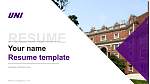 University of Northern Iowa Resume PPT Template