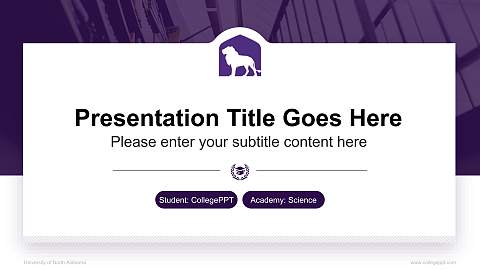 University of North Alabama National Scholarship Defense PPT Template