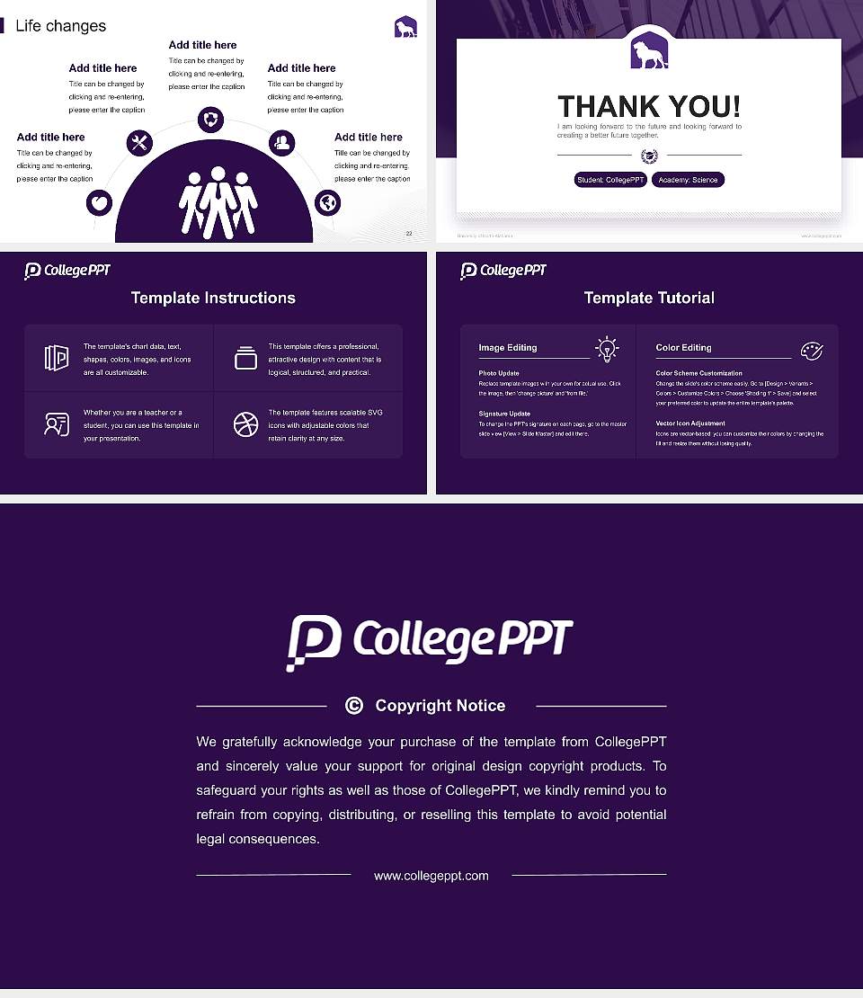 University of North Alabama National Scholarship Defense PPT Template16:9 ratio PPT effect preview image4