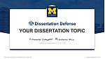 University of Michigan-Dearborn Disputation Powerpoint Vorlage