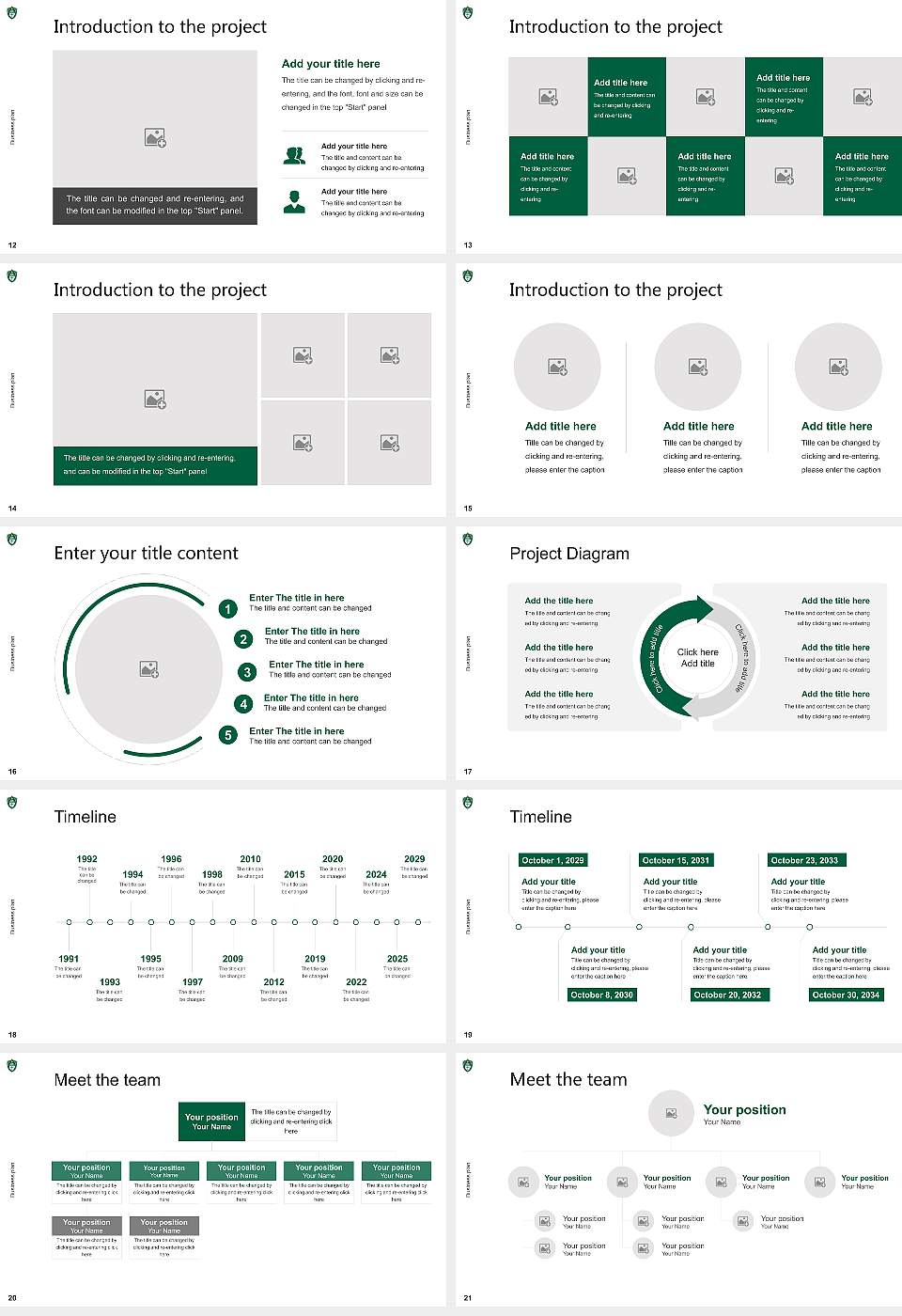 University of Mount Olive Competition/Entrepreneurship Contest PPT Template16:9 ratio PPT effect preview image3