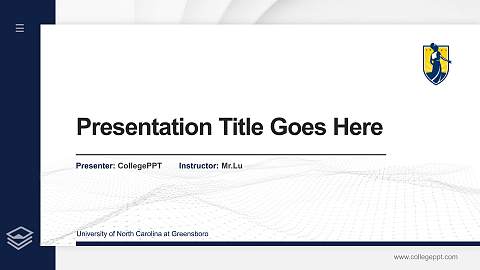 University of North Carolina at Greensboro Thesis Proposal/Graduation Defense PPT Template