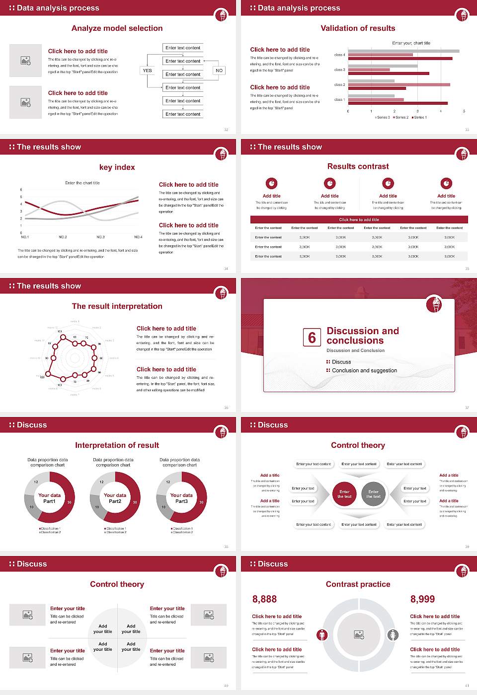 University of Mobile Graduation Thesis Defense PPT Template16:9 ratio PPT effect preview image5