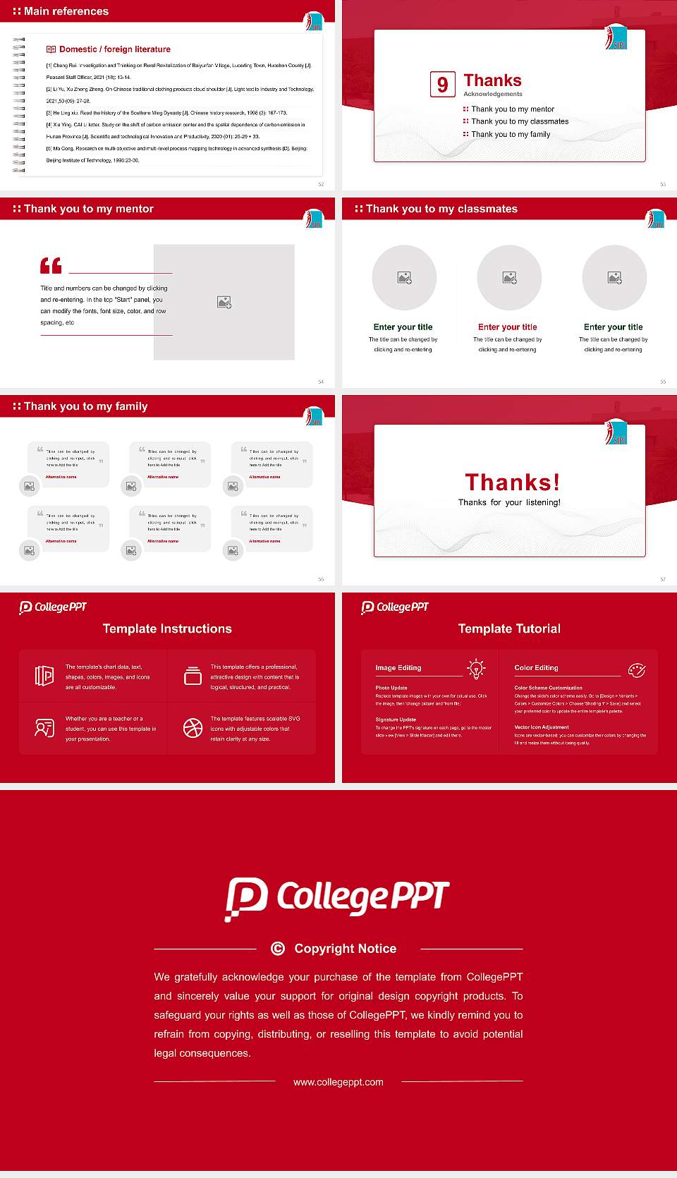 Southwestern Indian Polytechnic Institute Graduation Thesis Defense PPT Template16:9 ratio PPT effect preview image7