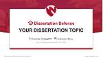 University of Nebraska Medical Center학위 논문 방어PPT 템플릿