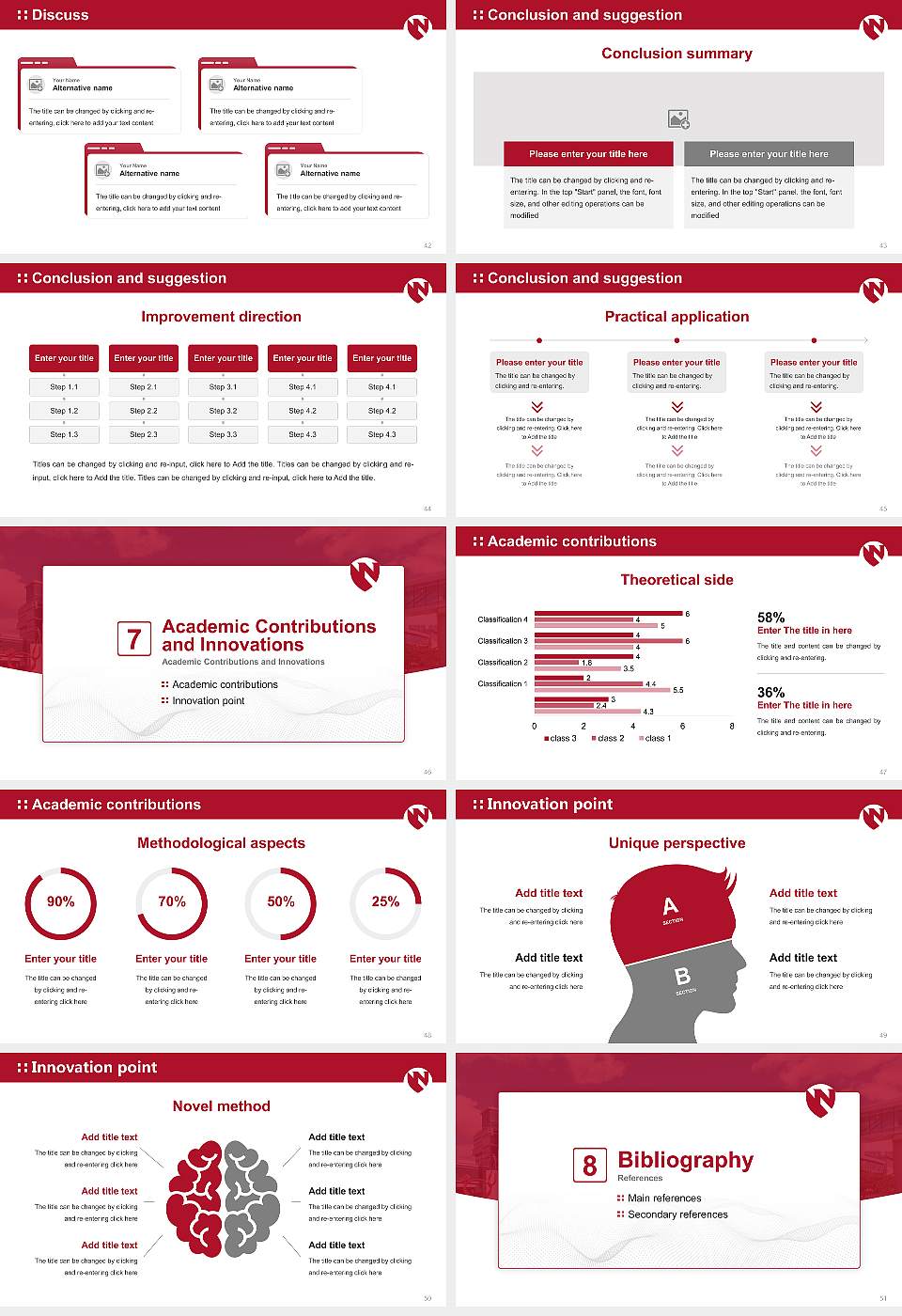 University of Nebraska Medical Center Graduation Thesis Defense PPT Template16:9 ratio PPT effect preview image6