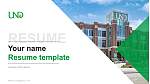 University of North Dakota Lebenslauf Powerpoint Vorlage